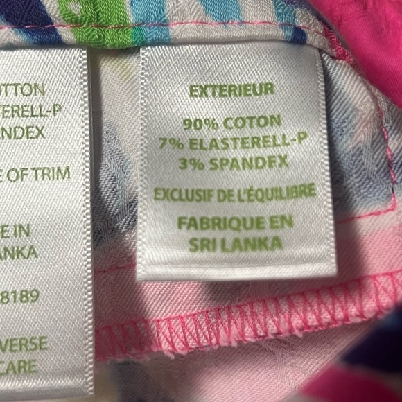 Lilly Pulitzer Kelly skinny ankle pants in pink swept by the tide - Picture 12 of 13